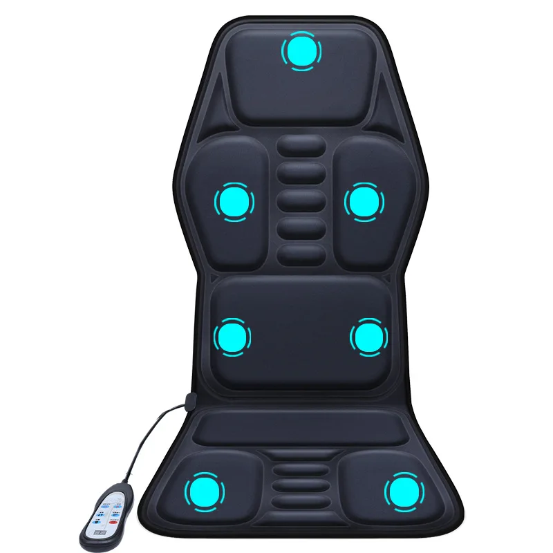 
7 Vibration Points Car Massage Backrest Waist Heating Air Pressure Car Seat Massage 