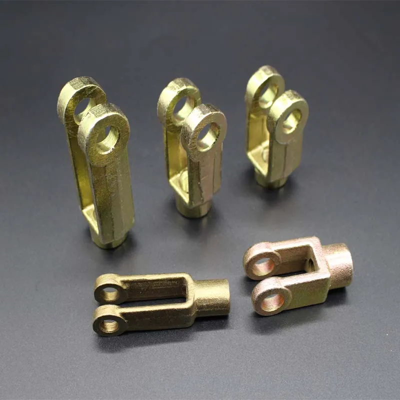 Marine Control Cable Clevis 1/4-28 Forged Steel Steering Control Handle Clevis Yokes for Automotive Universal Joints