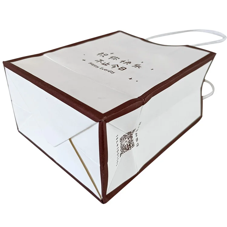 Cheap price wholesale customizable food grade packaging flat bottom brown kraft paper bag for bread