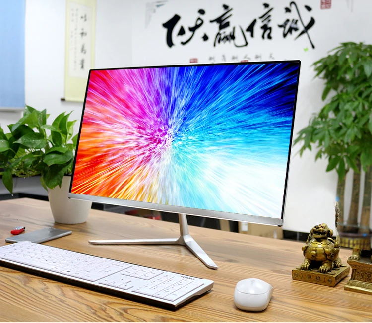  Китай 27 '/23 8'/22 'изогнутый экран все в одном настольные компьютеры i9 i7 i5 i3 AIO ПК игровой компьютер