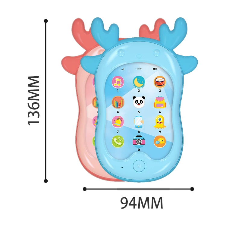  New Arrival Saft Chewy Soft Teether Baby Toy Smartphone