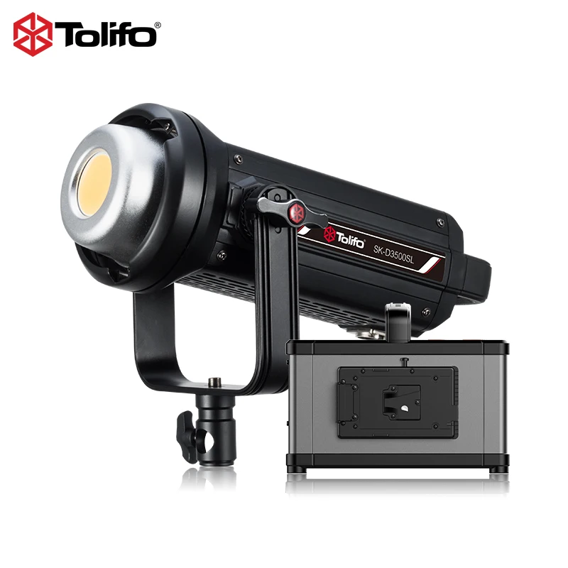TOLIFO SK-D3500SL 350W High Power 5600K Daylight Continuous COB LED Studio Light With Bowens Mount VS 500W Video Light