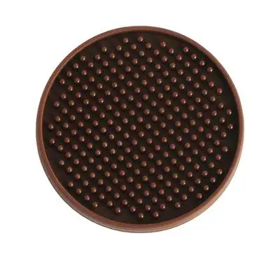 Custom Factory Supply Round Shape Beer Mat Whiskey Wholesale Rubber Promotion Natural Rubber Bar Mat