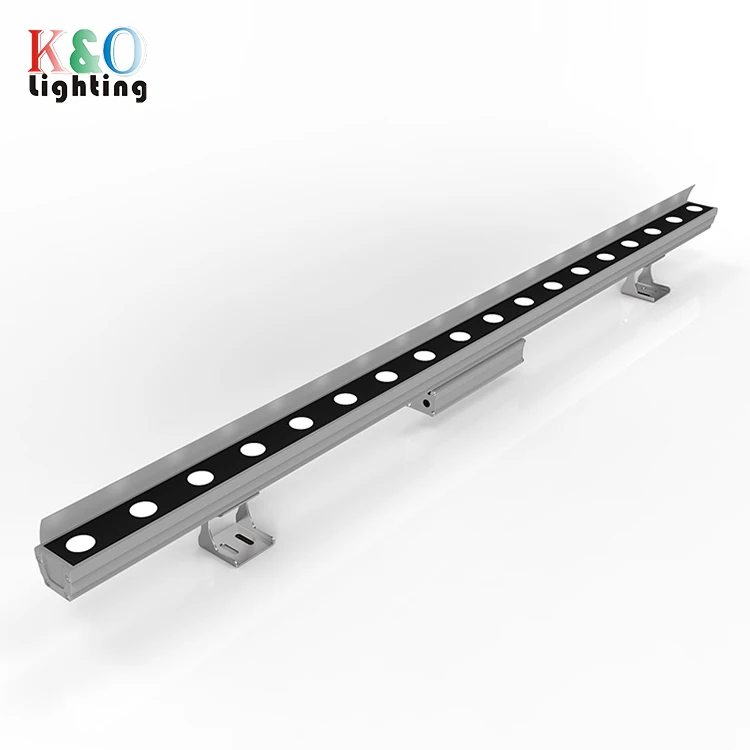 Хорошая цена теплый белый DMX512 RGBW DC 24V полоса IP65 18W 24W Светодиодный прожектор для отеля