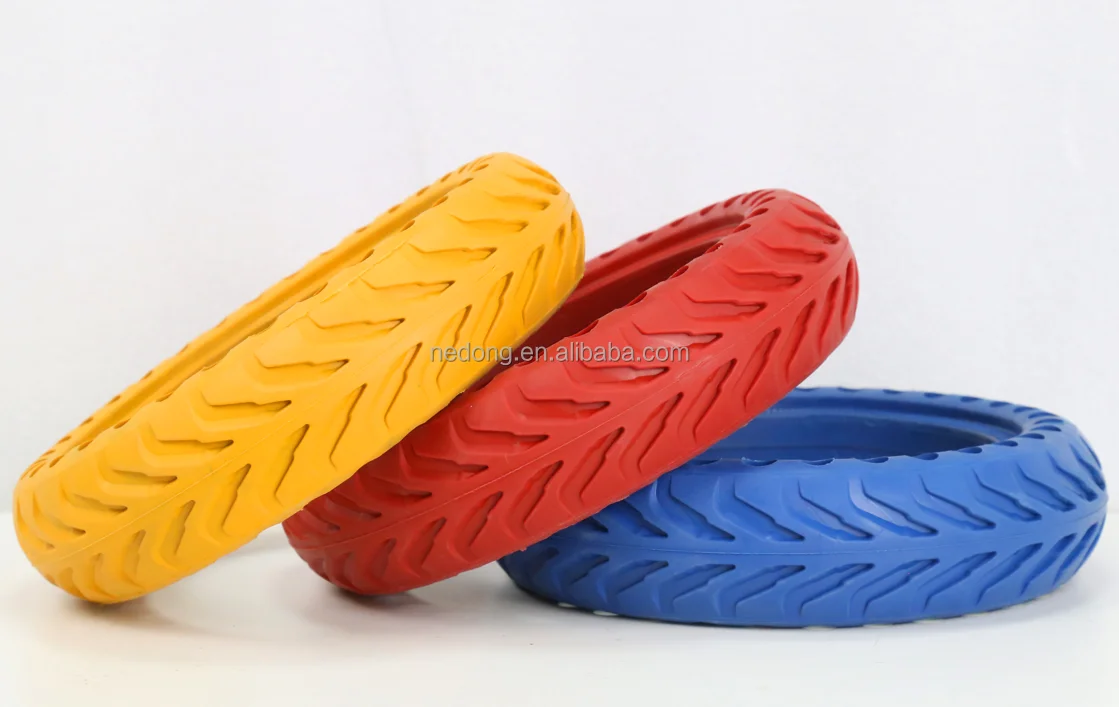 Nedong 8.5 inch colorful solid tire  no flat 8.5x2 with honeycomb airless tyre for Xiaomi M365