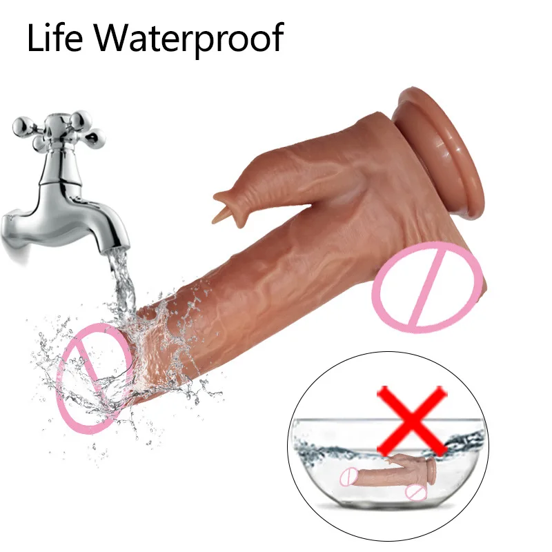 Wireless Remote Control Heating Penis Telescopic Realistic Vibrating Dildo Tongue Licking Swing Dildo For Women Sex Masturbation