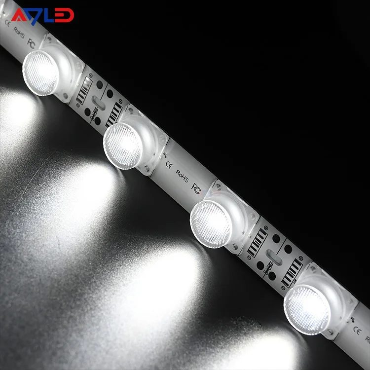 Double Face Led Light Box Module Edge Lit Hard Strip SMD3030 28.8W 2160lm Side bar