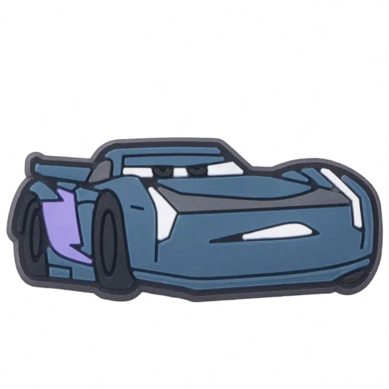 New Arrival In Stock Cartoon Car Clog Charms Truck Clog Charms PVC Custom Charms