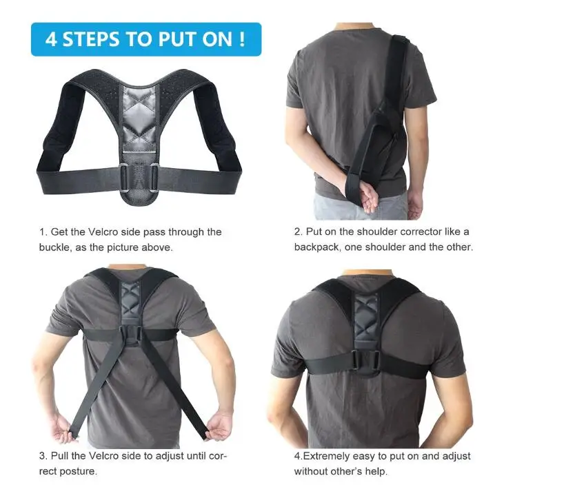 Основы новинка медицинская терапия турмалиновый магнит камень для поддержки спины и плеч корректор ремня