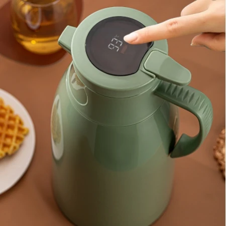 Wholesale Customized Logo Large Capacity Thermos Flask Portable Vacuum Bottle with Handle