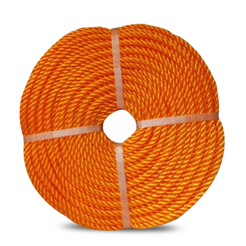 3 Strands polypropylene PP Multifilament rope Tali danline  rope in plastic spools