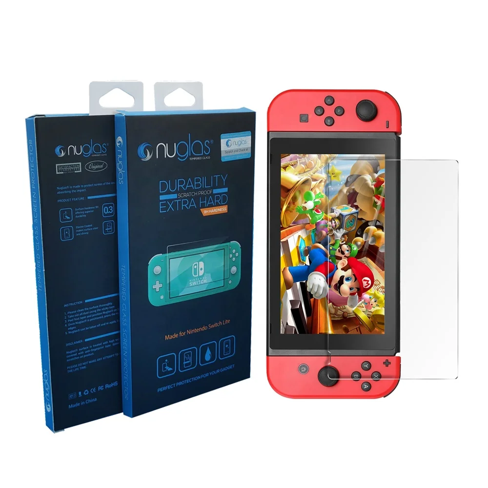 Новая защита экрана игрового плеера Nuglas для Nintendo Switch lite