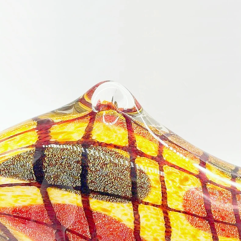 Hand Blown Glass Bull Murano Glass Art Animal Figurine