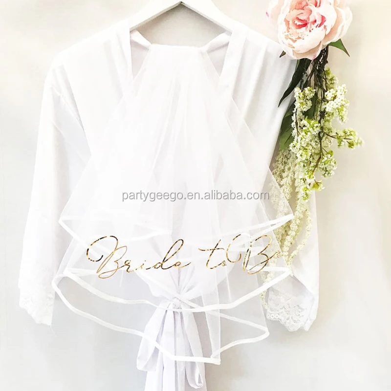 
Bachelorette Hen Party Wedding Bride To Be Veil Bridal Veil 