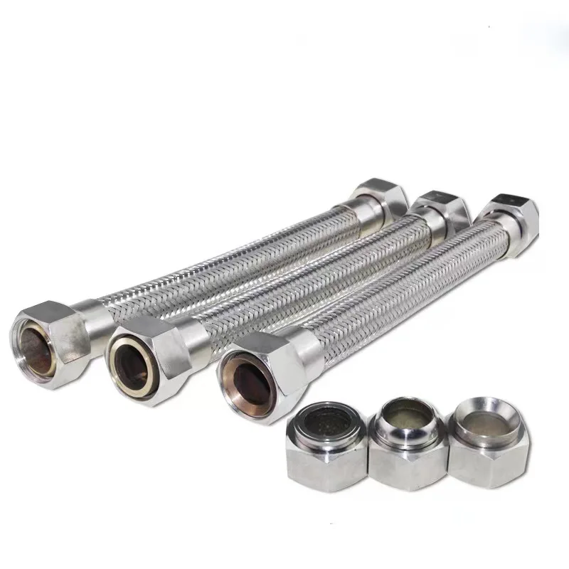 high temperature corrosion resistance stainless steel flexible braided metal hose     corrugated metal hose