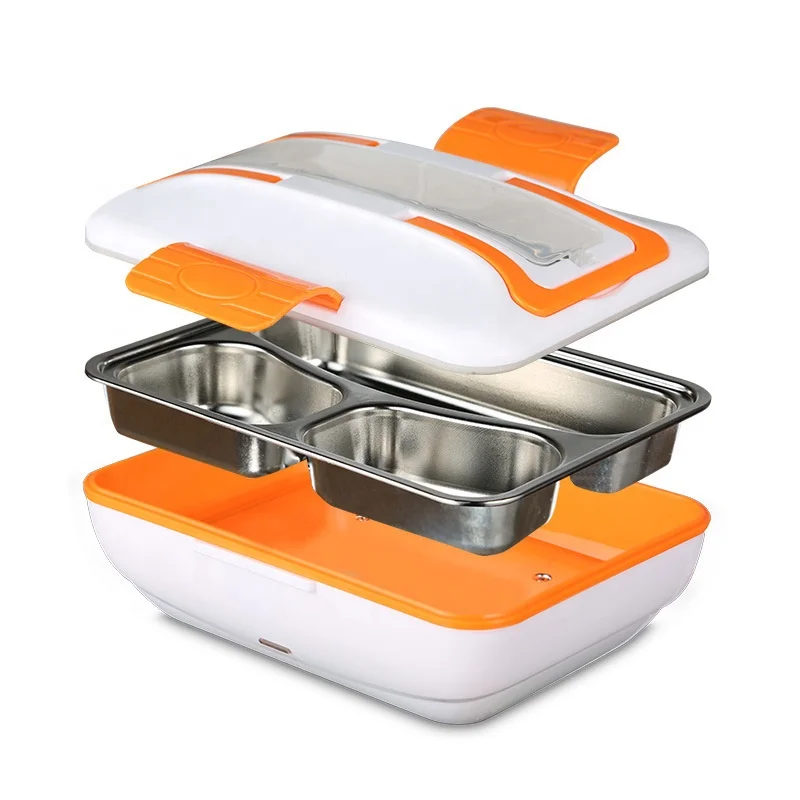 
home portable electric lunch box 12v car 110/220V USB Electric Self Heating Lunch Box 