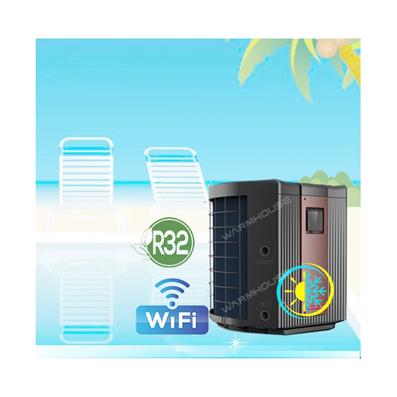 Air Source Swim Pool Heater Inverter Wifi Heat Pump Pool Swimming Pool Pump