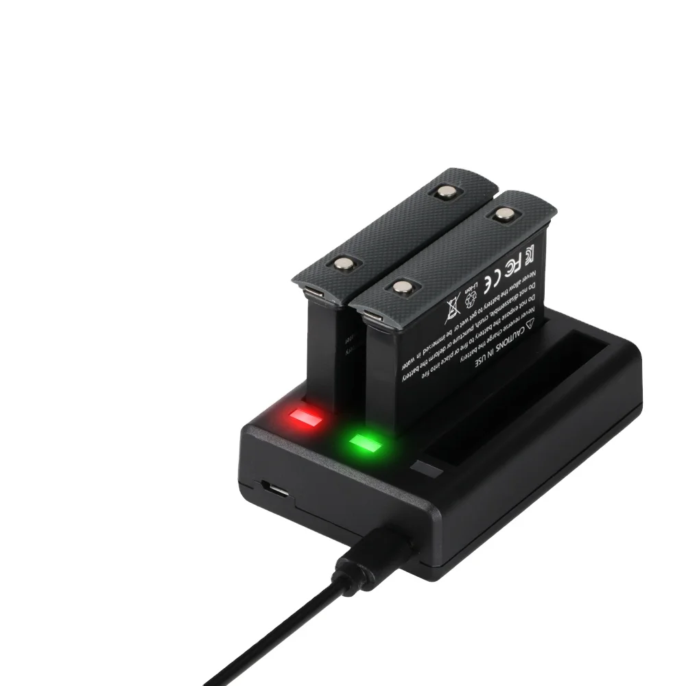 Camera charger hidden camera premium pack hd 1800mAh Batteries for Insta360 ONE X2 Camera and 3-Channel USB Fast Charger Hub