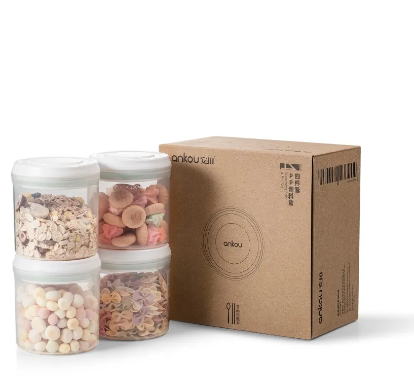 2021 Hot Sale Pantry Organization Food Storage Containers with Airtight Lids Set of BPA Free