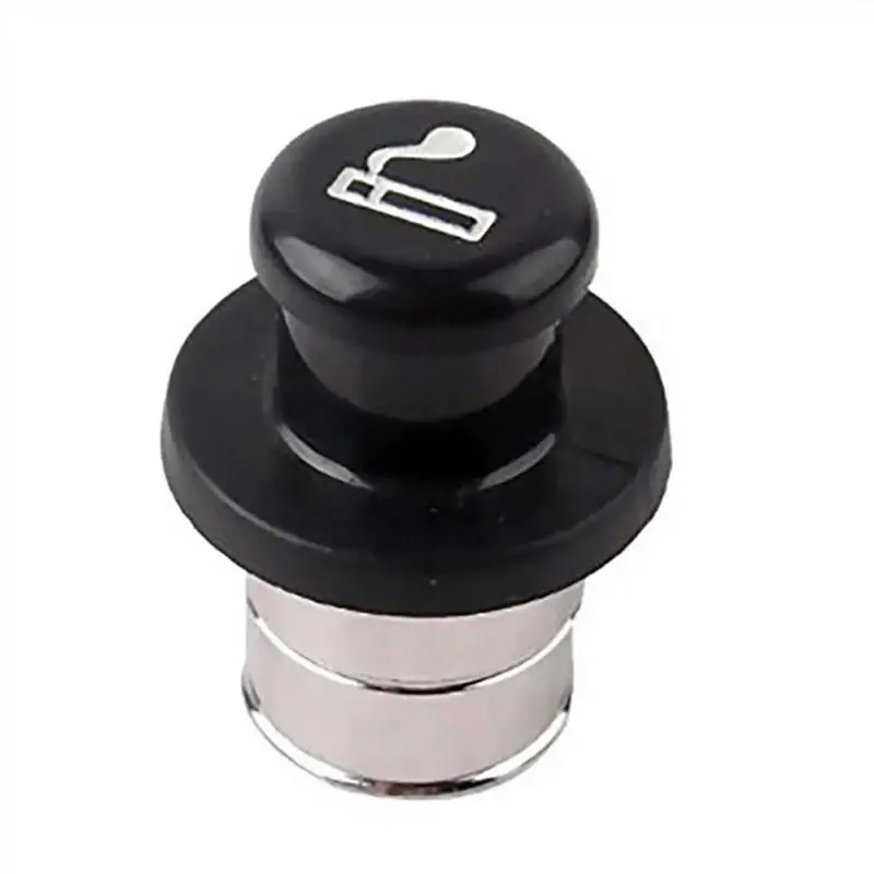 Secret Stash Car Cigarette Lighter Hidden Diversion Insert Pill Box Container Safe Storage Case (Black & Silver) For Wholesale