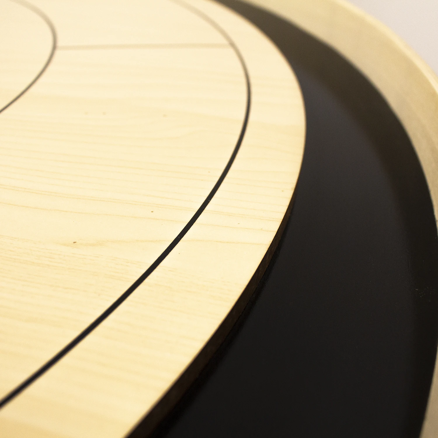 30 Inch Tournament Crokinole Checkers Classic Dexterity Board Game for Two Players 24 Black White Discs Game Board