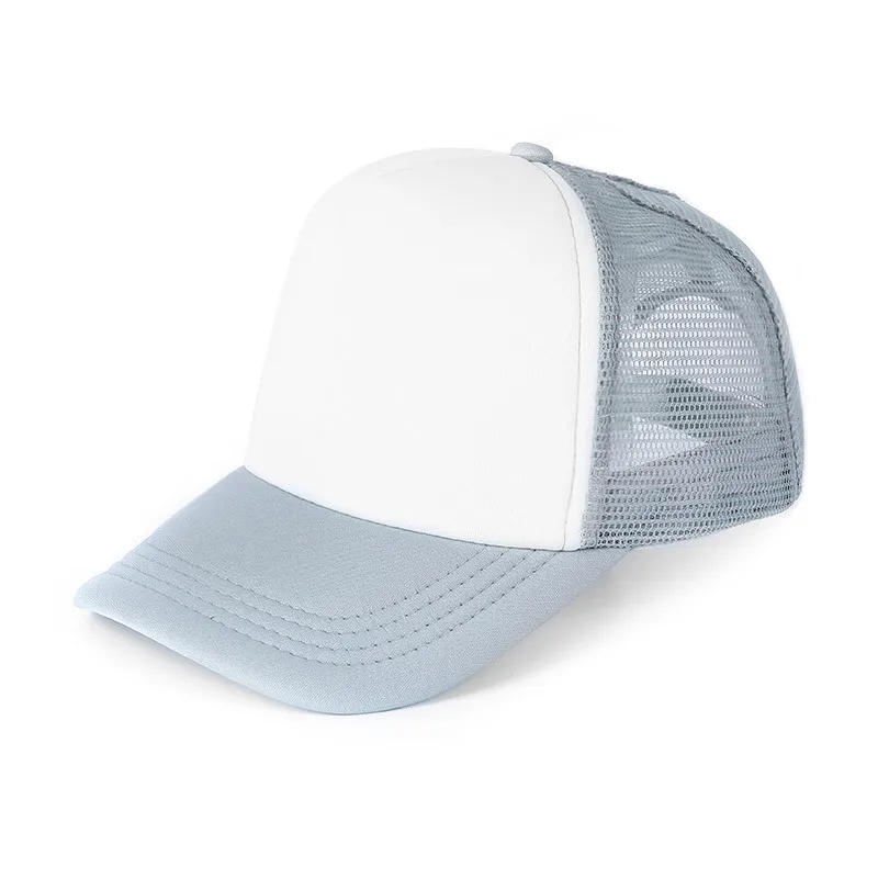 Printing Logo Advertising Hat Light Board Blank Mesh Hat Embroidery Work Travel Hat
