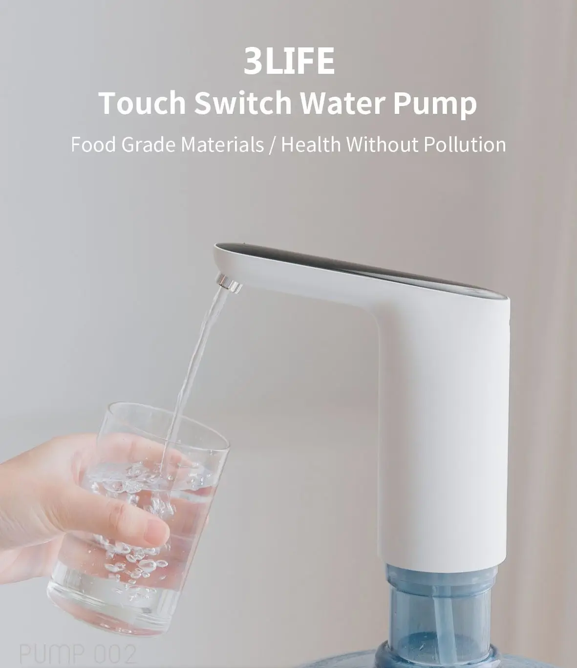 Xiaomi Mijia 3life Rechargeable Automatic Touch Switch Control Water Dispenser Pump 002 Controller for water