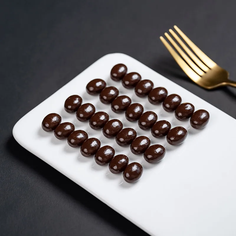 Qiaolesi Coffee Beans Chocolate Ball Sandwich Pure Coco Fat 200G Canned Fitness Internet Celebrity Student Leisure Snacks