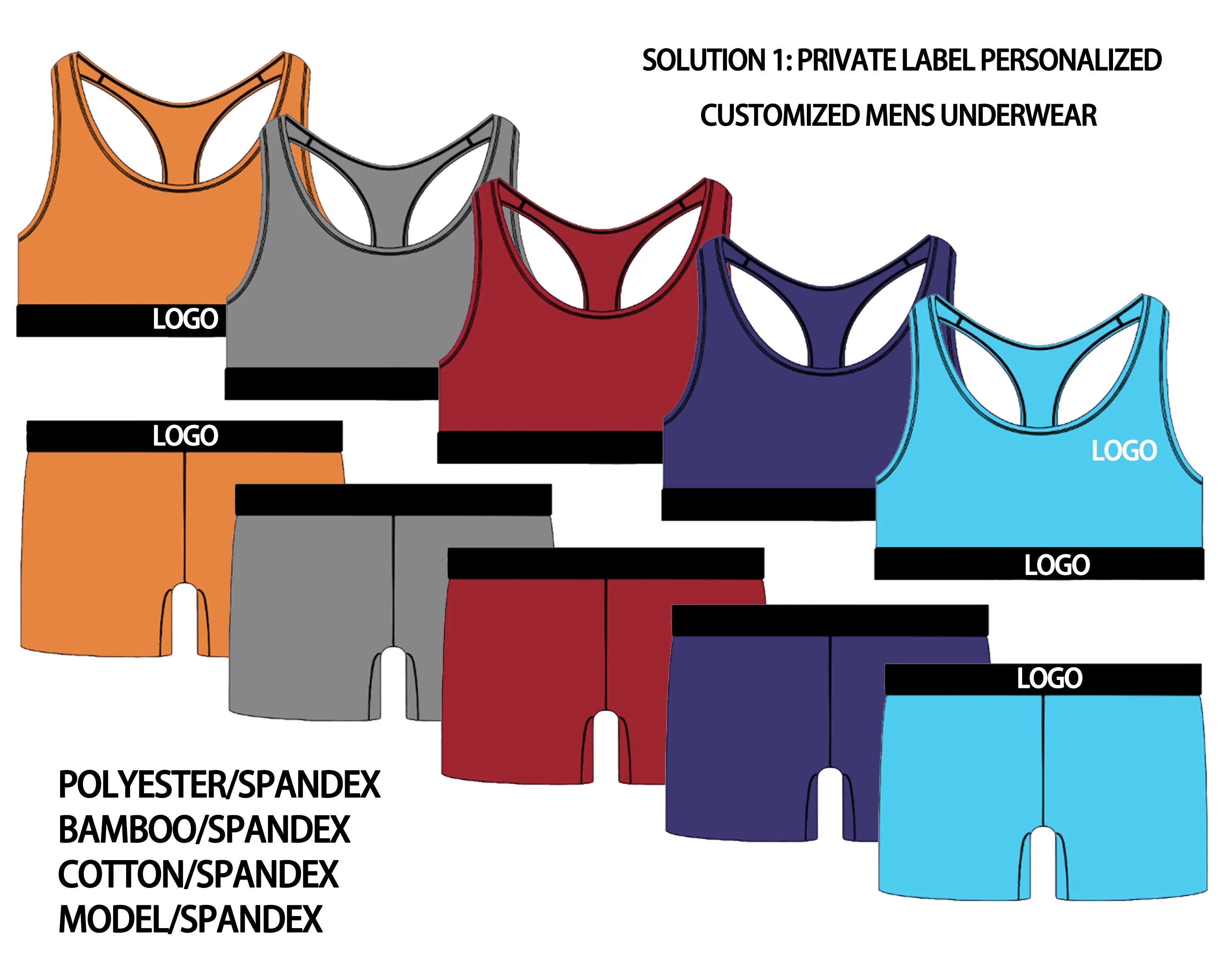 Women V Neck Bra And Thong Brief Panties Set Custom Logo Two-piece Sexy Lingerie Set