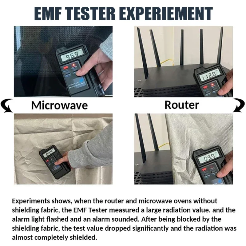 Faraday Shielding materials RFID Blocking Cloth Faraday Cage Conductive Material For DIY Faraday Bags 1.1meter wide