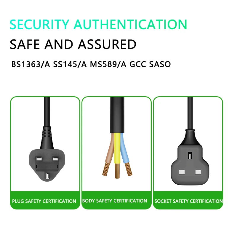 Wholesale Hot Sale UK BS1363/A Standard 13A Fuse 250V 3250W Heavy Duty Indoor & Outdoor Electrical Power Extension Socket