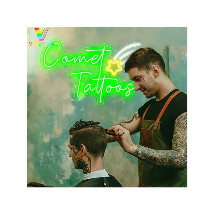 Wall mounted led neon sign free design electronic signs party flex shop decoration led neon custom neon sign