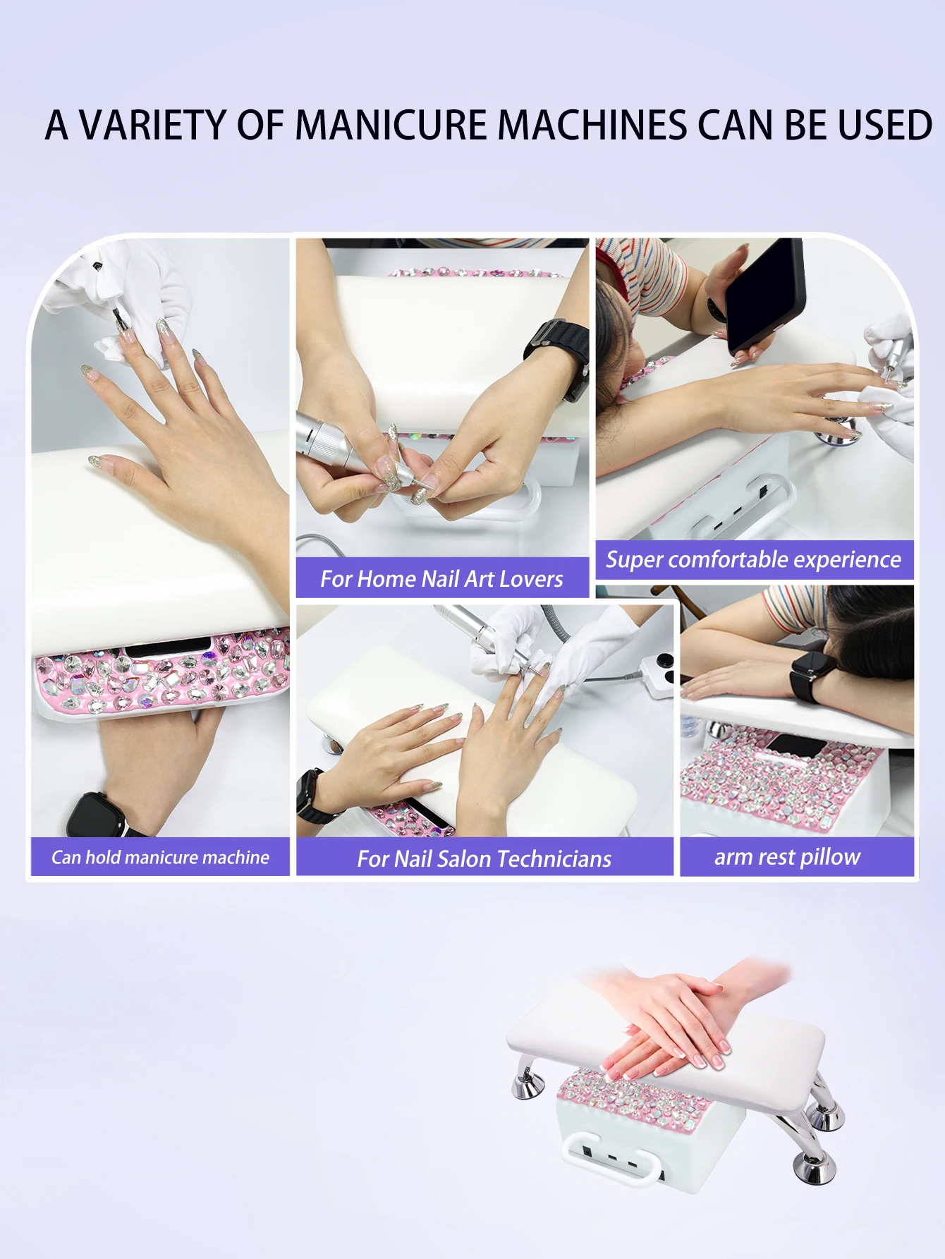 Soft Pillow Pu Leather Nails Supplies Salon Arm Rest Manicure Nail Tools Nail Art Hand Pillow