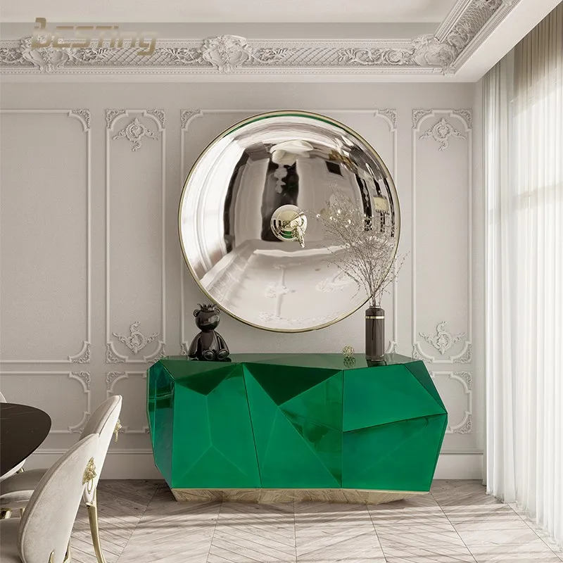 New Arrivals Dinning Room Furniture Modern Sideboards Wooden Storage Cabinet Art Design Sideboard