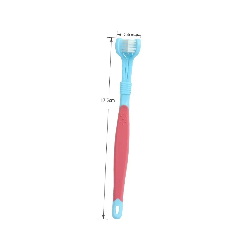 3-sided Pet Toothbrush For Dogs To Clean Bad Breath And Tartar Dental Care For Dogs And Cats Hygiene And Health