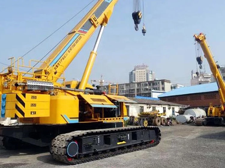 Lifting 55ton XGC55 Crawler Crane With Fully Extended Boom in Argentina