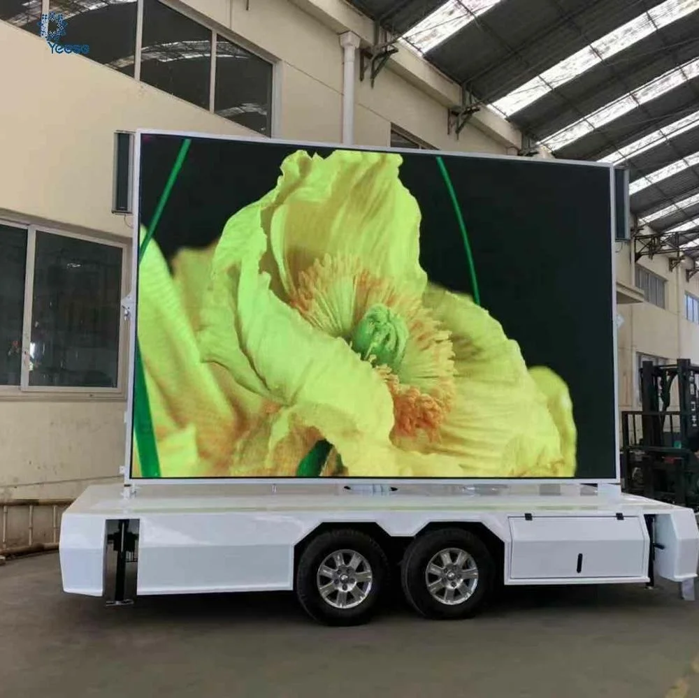 
YEESO 2014 the Last Wave of Selling Outdoor Mobile Advertising LED Wall Mounted Trailer with Digital Processor, LED Studio 