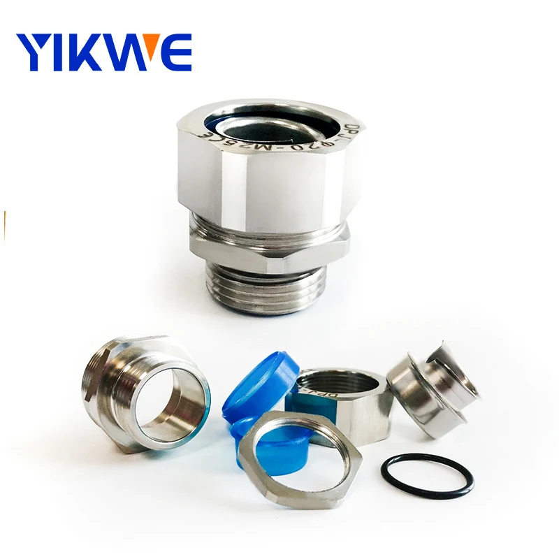 Hose Fittings M12/M14 PG customized CE locking male For Metal Conduit nylon flexible conduit glands Hose Fitting
