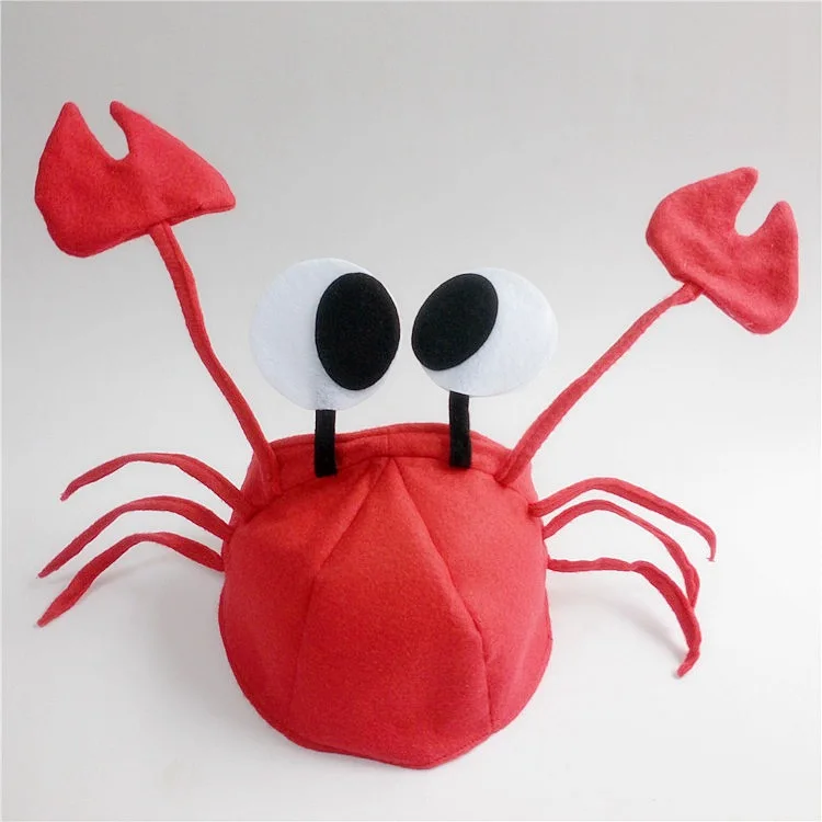 Hot Selling Wholesale Halloween Carnival Fancy Dress Adult Party Lobster Hat
