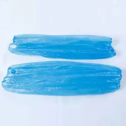 Disposable pe plastic sleeve waterproof protective blue cover food grade