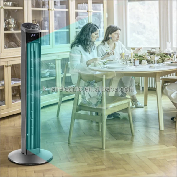 Oscillating Tower  Cooling Fan With Remote Quiet Bladeless Fan For Indoor Bedroom And Home Office Smart Fan