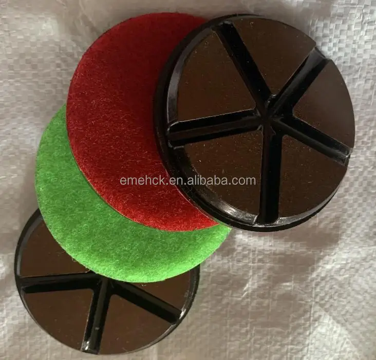 2023 Factory Wholesale Logo Customizable Ceramic Resin Concrete Floor Polishing Pads