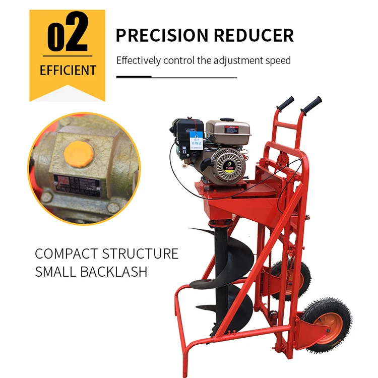 Agricultural Small Hand Earth Auger Drilling Tree Planting Digging Machine Hole Digger