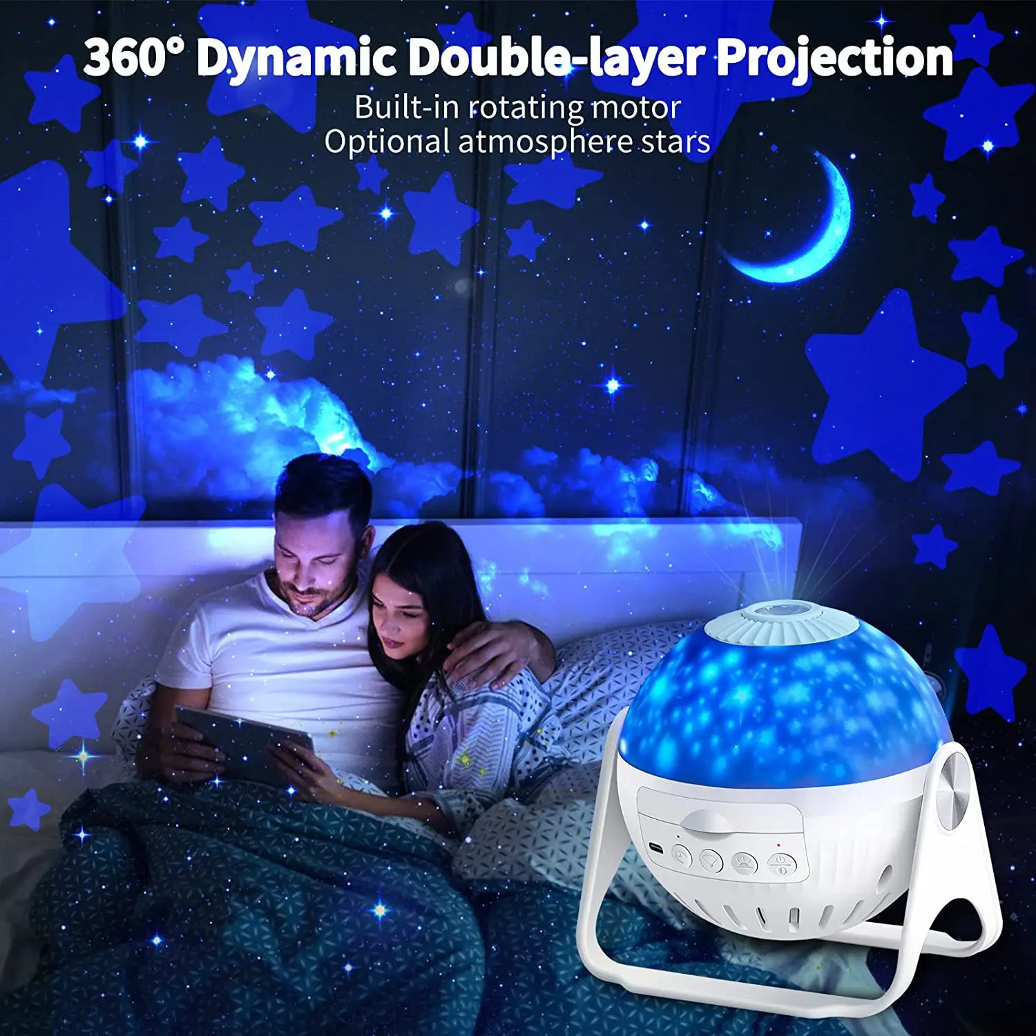 Galaxy Projector 7 in 1 Planetarium Projector Night Light