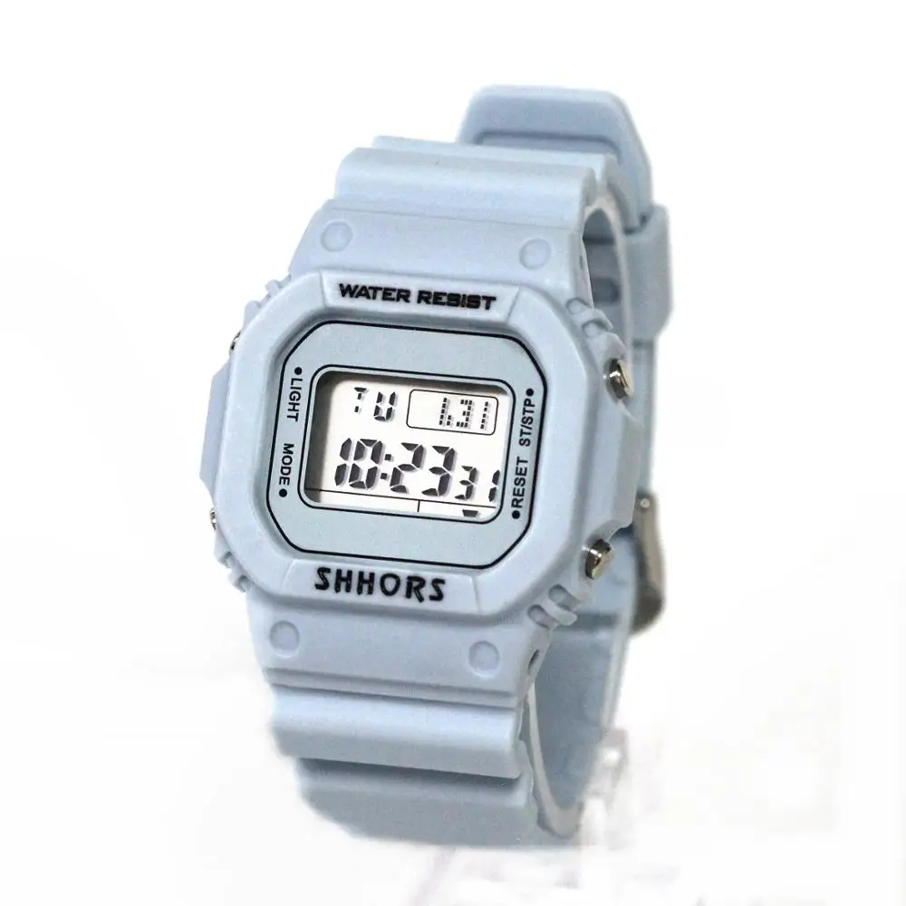 New Colors Student Casual Sports Watch Matcha G Color Digital Shock Watch