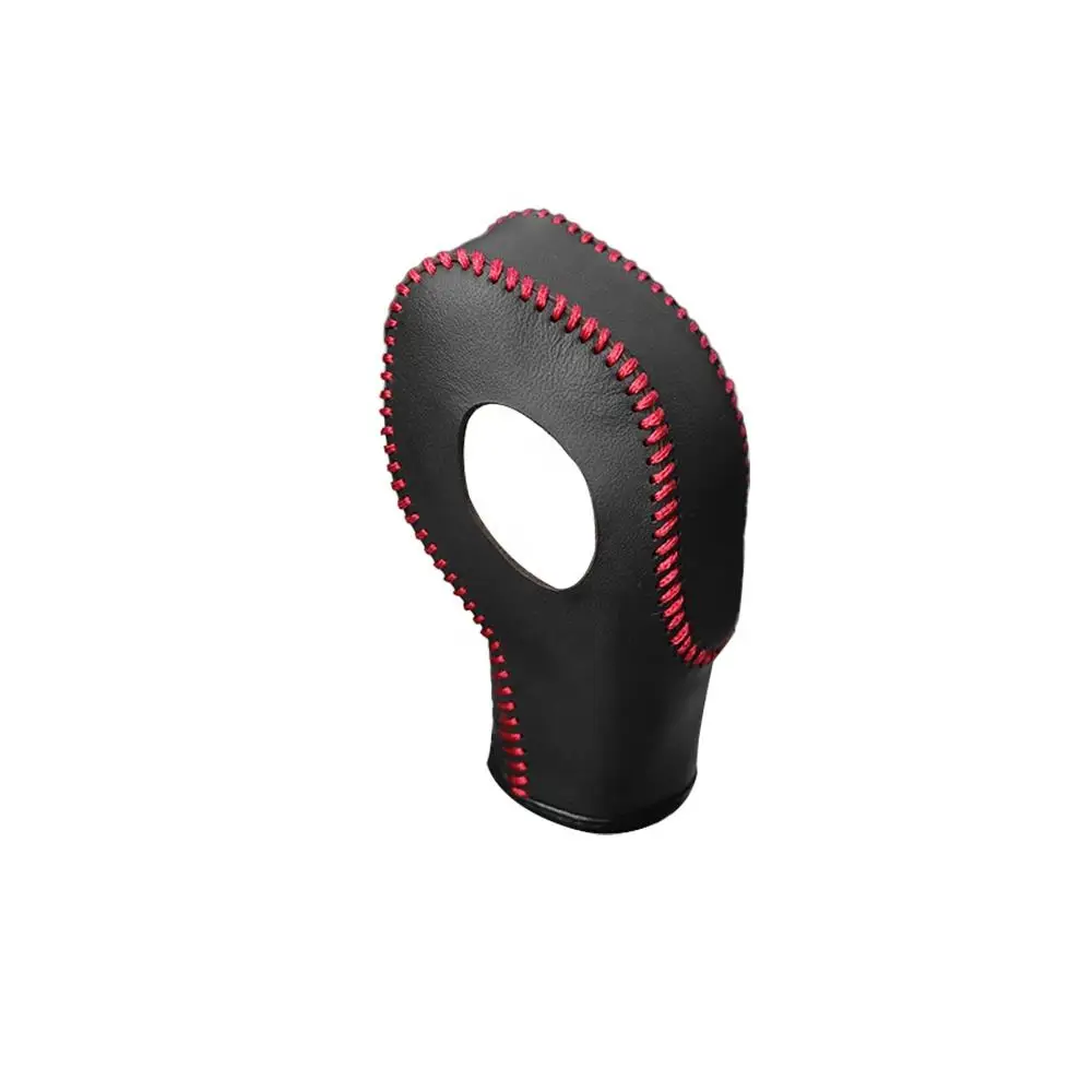 Auto Car Leather Gear Shift Knob Cover for Ford EcoSport Escape / Fusion /C-Max Energi Wagon / Fiesta / Focus / Transit Accessor
