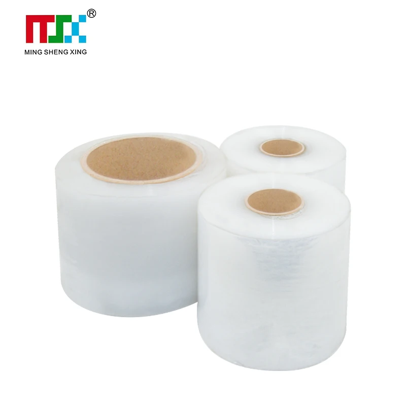 Competitive Price Stretch Film Manufacturer Lldpe Jumbo Roll 20 Mic Packaging Wholesale  Plastic Manual Use Stretch Film