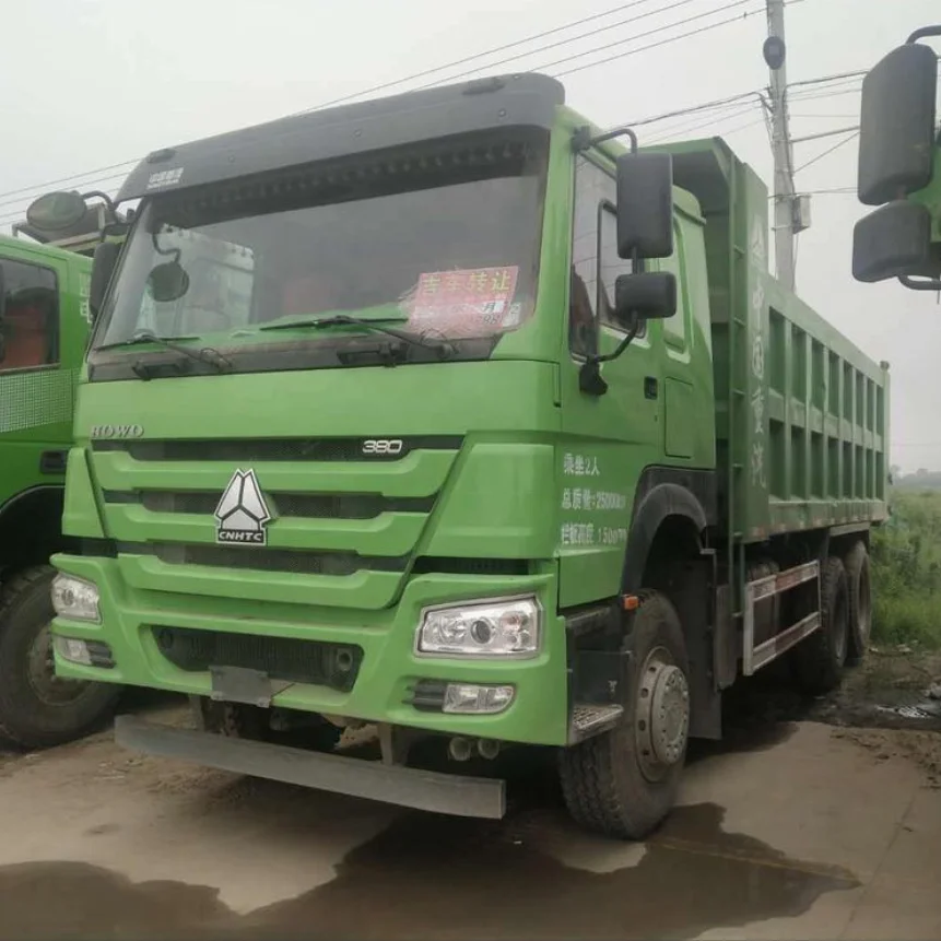 
Used sinotruk cargo truck howo 371 hp 375 hp 6x4 tipper trucks for sale in europe 