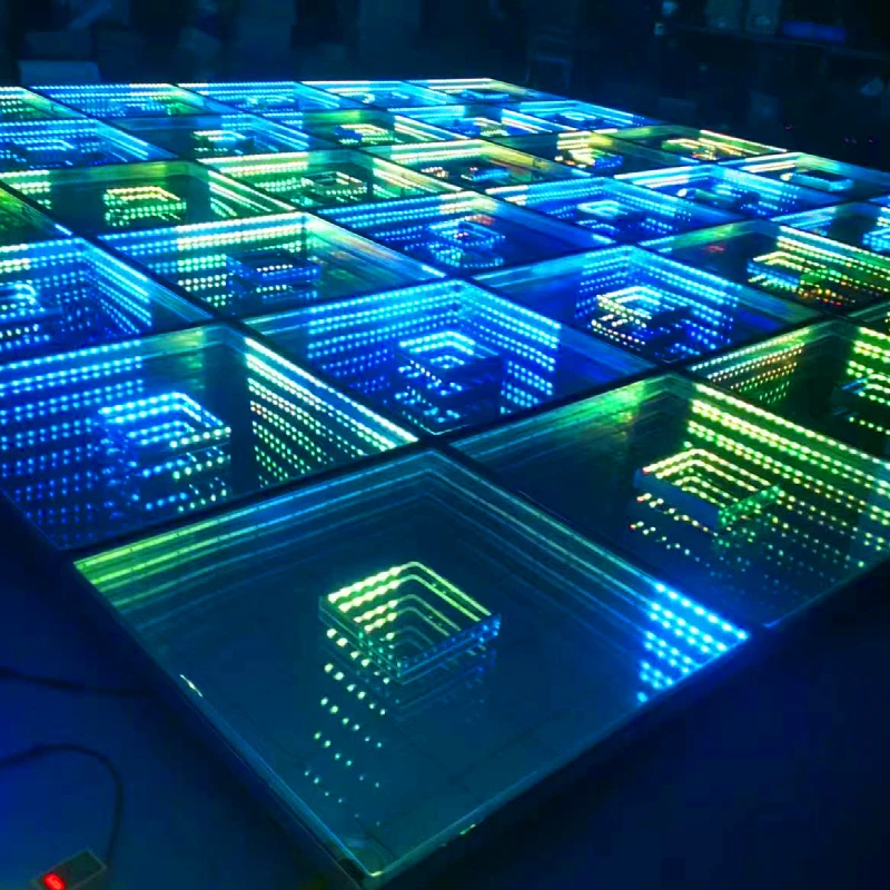 3D Abyss Floor Lamp with LED Light Source Word Design