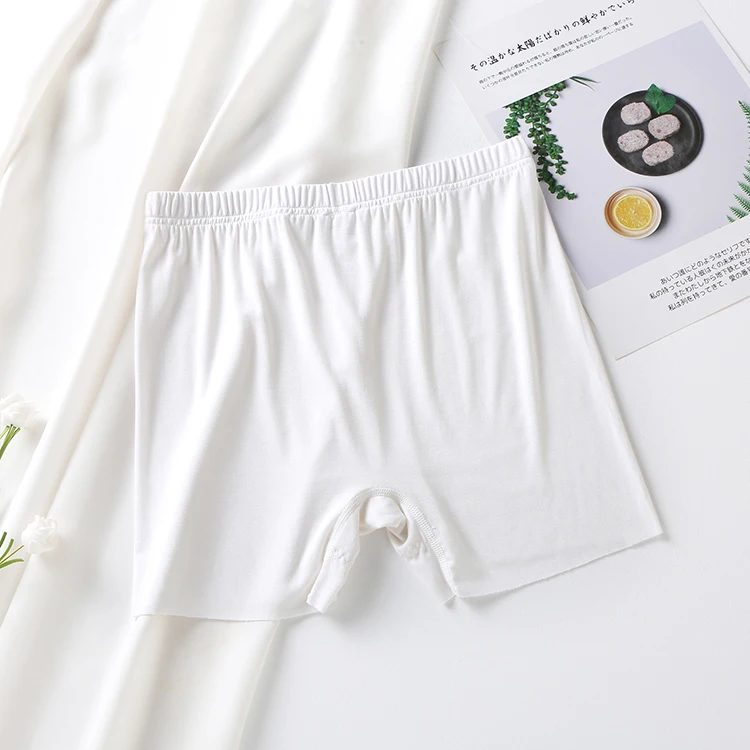 Summer Modal Non-trace High Waist Leggings For Women Boxer Safety Pants Cotton Crotch Panties For Women